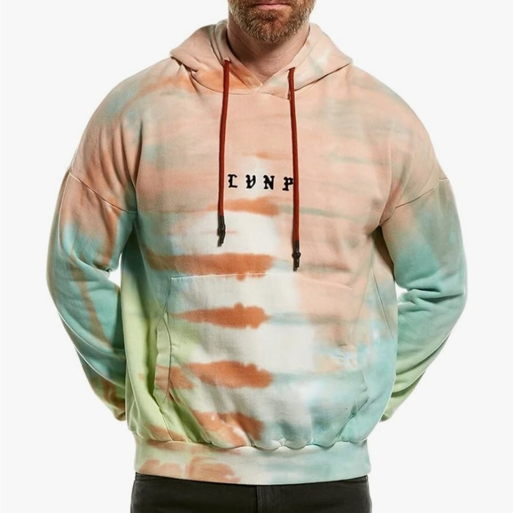Eleven Paris Cotton Tie Dye Losing My Mind Graphic Hoodie Size XXL